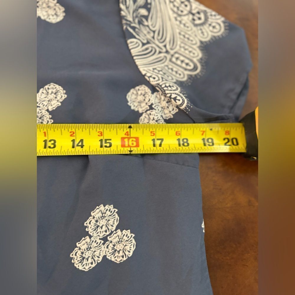 Lulu’s Riverside Slate Blue Floral Print Shift Dress Medium 469752 - Picture 16 of 16